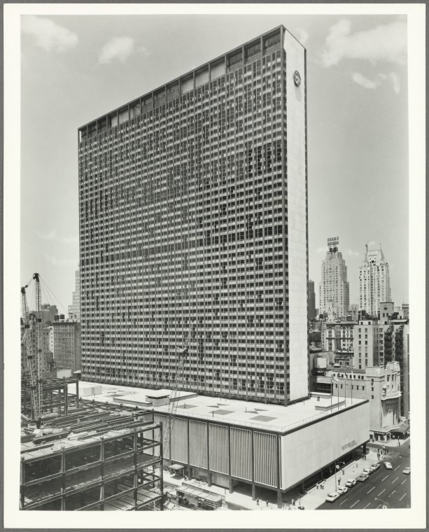 Sixth Avenue (West 53rd Street - West 54th Street),New York Hilton Hotel, Digital ID 1558068, New York Public Library