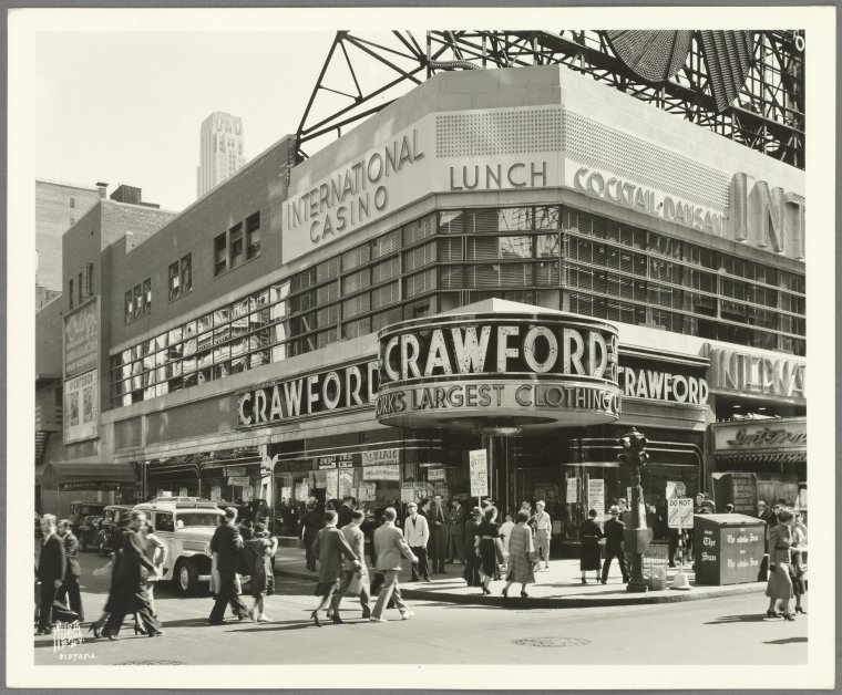 Broadway - West 45th Street,Crawford Clothing, Digital ID 1558425, New York Public Library