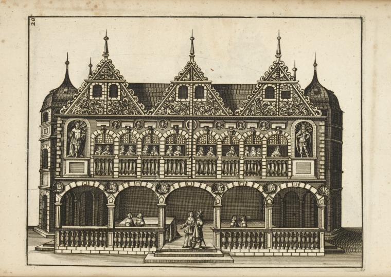 [View of large house with five arches on ground floor.], Digital ID 1567919, New York Public Library