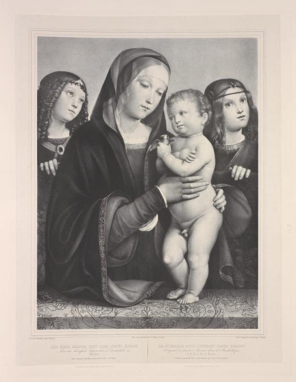 Saint Mary with baby Jesus.,Die heil. Maria mit dem Jesus Kinde., Digital ID 1577501, New York Public Library