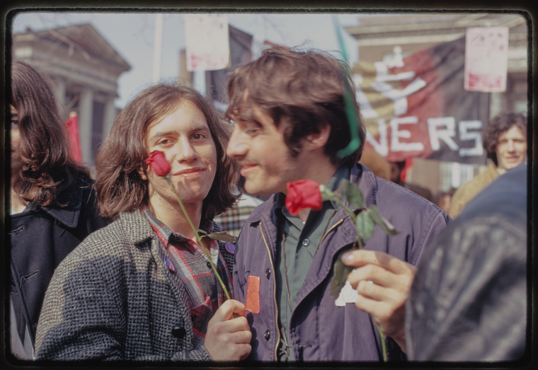 Gay rights demonstration, Albany, New York, 1971 [17]., Digital ID 1582017, New York Public Library