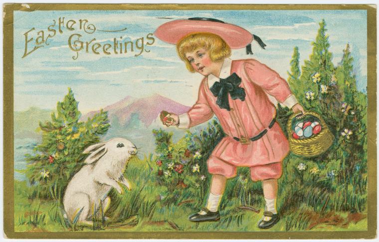 Easter greetings., Digital ID 1587084, New York Public Library