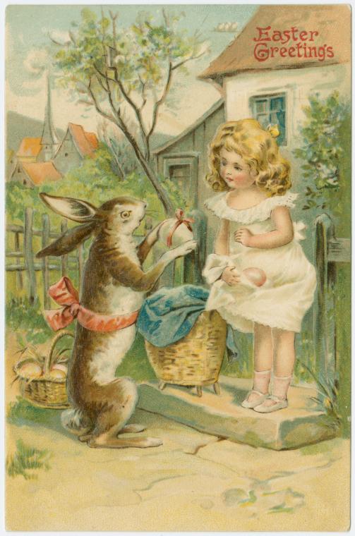 Easter greetings., Digital ID 1587202, New York Public Library