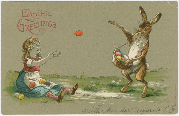 Easter greetings., Digital ID 1587450, New York Public Library