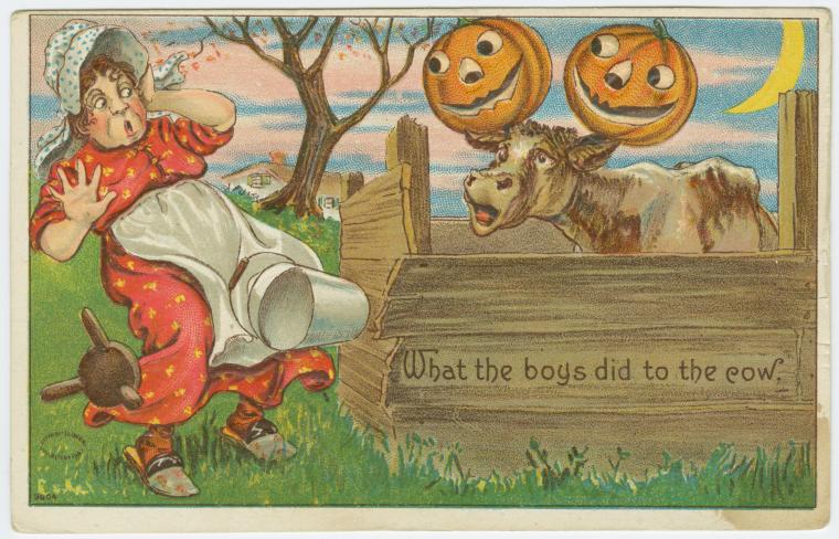 What the boys did to the cow., Digital ID 1587798, New York Public Library