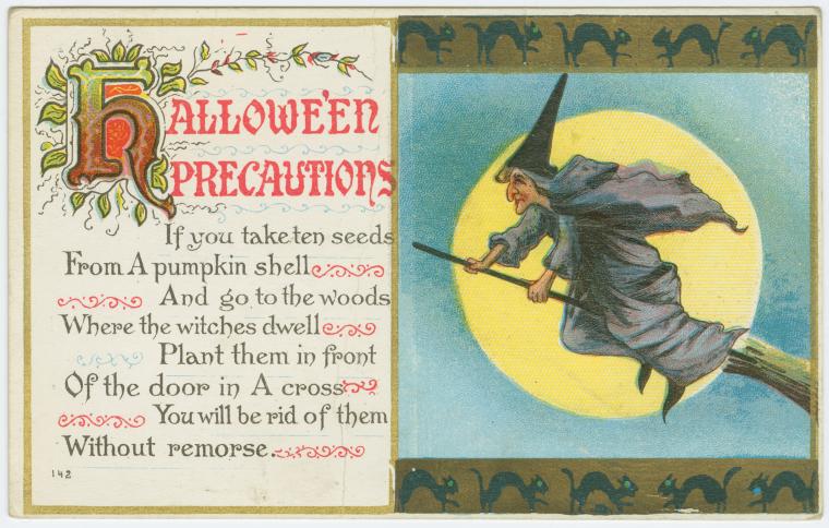 Hallowe'en precautions., Digital ID 1587808, New York Public Library