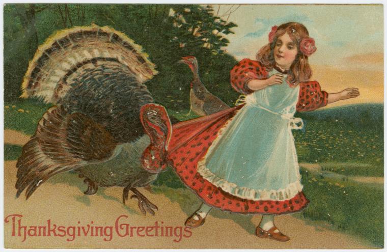 Thanksgiving greetings., Digital ID 1588288, New York Public Library