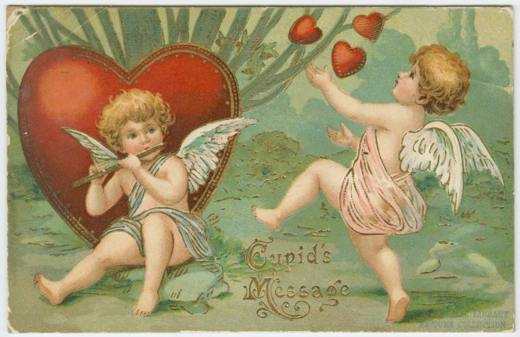 Cupid's message., Digital ID 1588468, New York Public Library