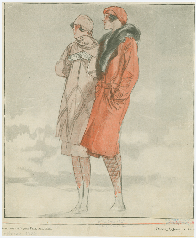 Hats and coats from Peck and Peck., Digital ID 1599751, New York Public Library