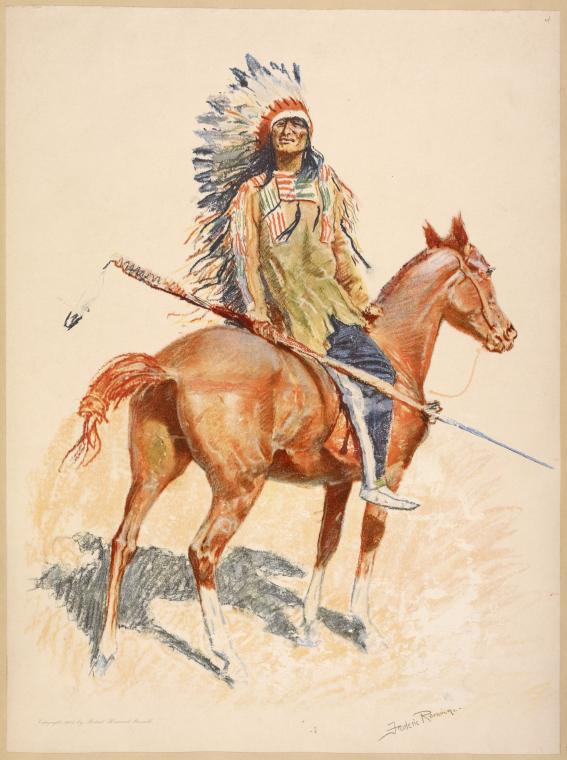 The Sioux chief., Digital ID 1610051, New York Public Library