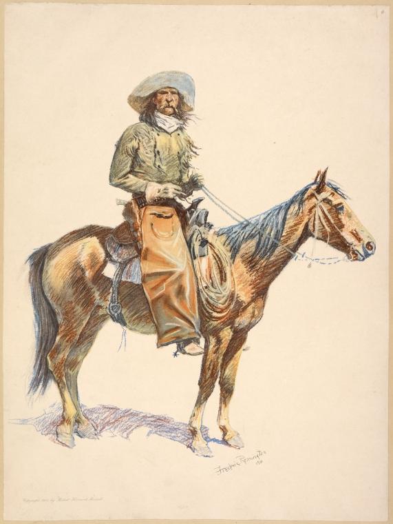 An Arizona cowboy., Digital ID 1610053, New York Public Library