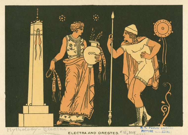 Electra and Orestes., Digital ID 1623779, New York Public Library