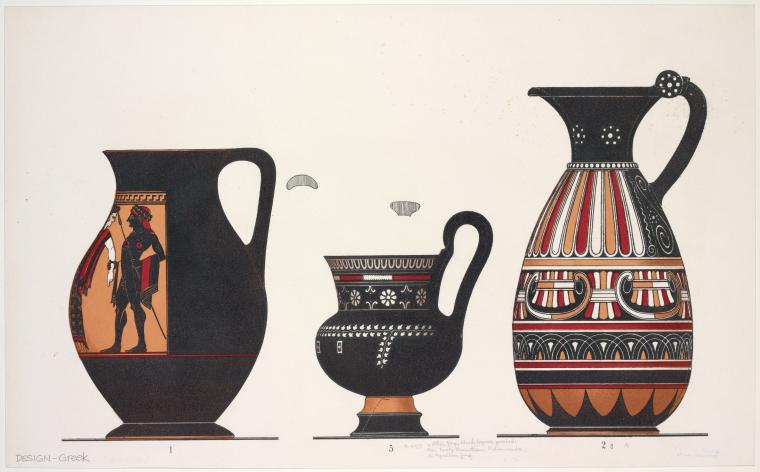 [Ancient Greek and Italian pottery vessels.], Digital ID 1624308, New York Public Library