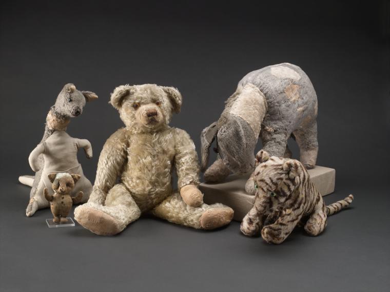 Piglet, Kanga, Winnie-the-Pooh, Eeyore and Tigger., Digital ID 1628602, New York Public Library