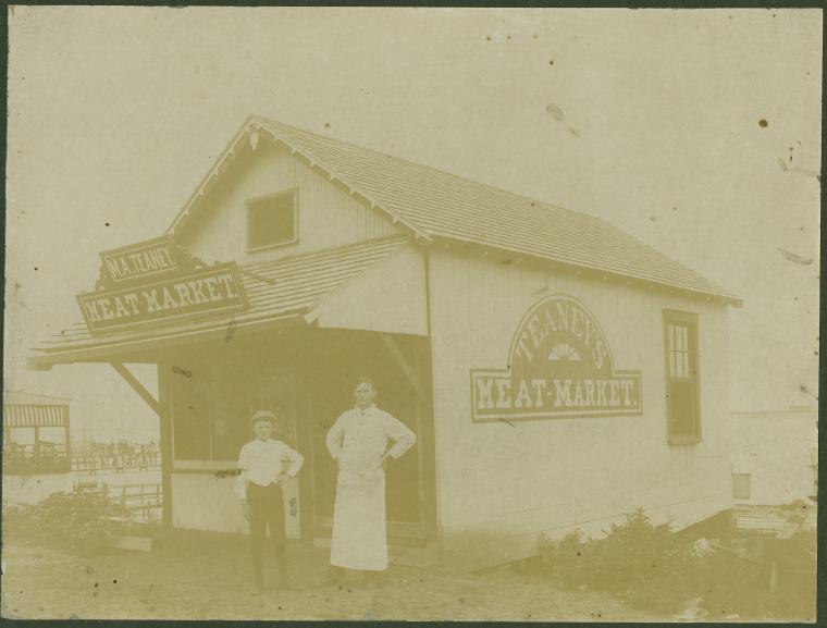 [M.A. Teaney's Meat Market], Digital ID 1630050, New York Public Library