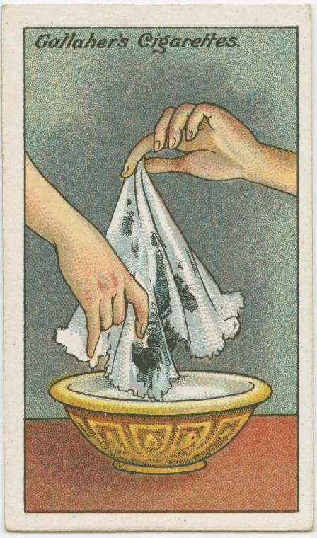 How to take ink stains out a handkerchief., Digital ID 1643122, New York Public Library