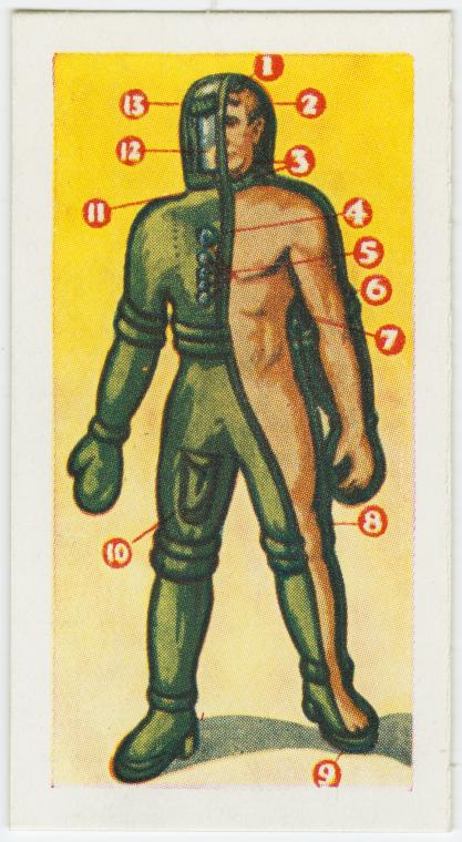 Space suit diagram., Digital ID 1651606, New York Public Library