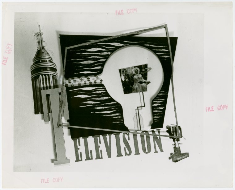 Communications - Exhibits - Poster, Television, Digital ID 1667281, New York Public Library