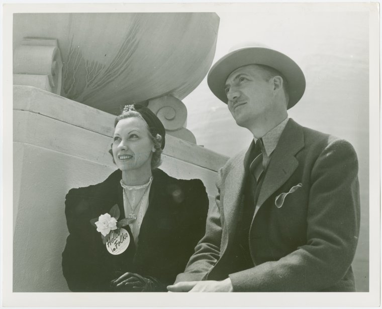 Opening Day - 1940 Season - Couple, Digital ID 1680013, New York Public Library