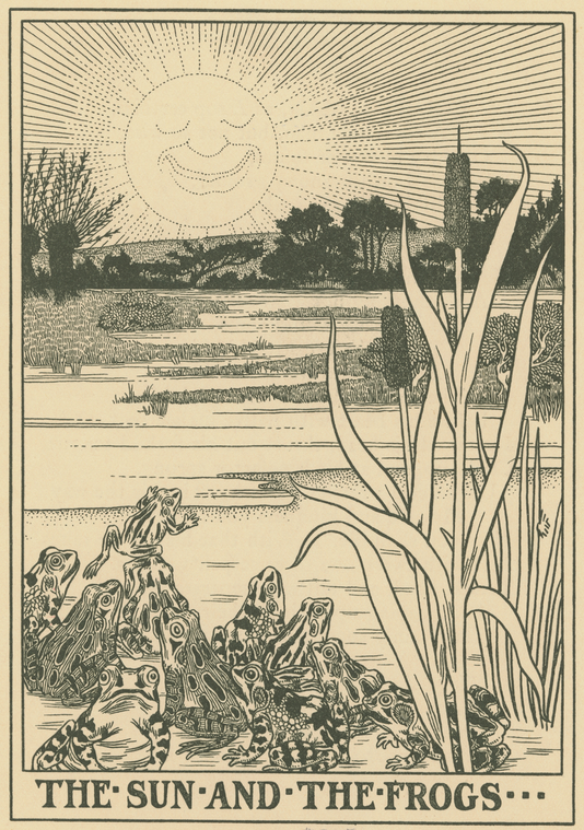 The sun and the frogs., Digital ID 1699061, New York Public Library