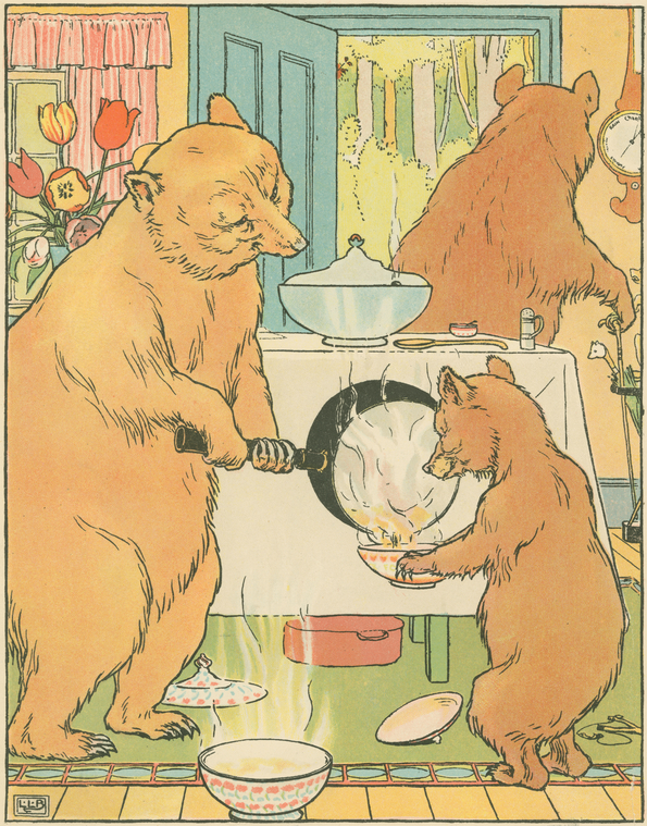 [The bears at home.], Digital ID 1699355, New York Public Library