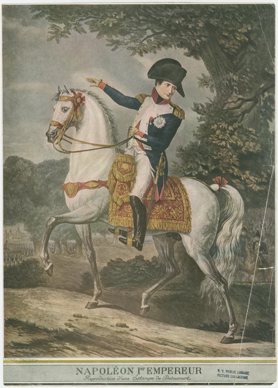 On horseback, Digital ID 1705423, New York Public Library