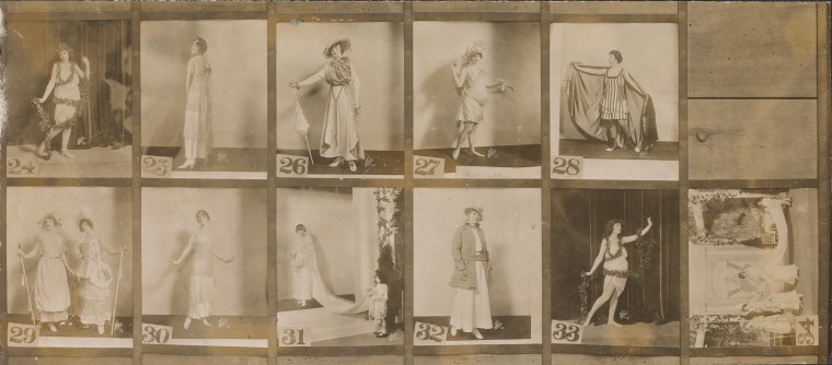 Fashion show keysheet, Digital ID 1710712, New York Public Library