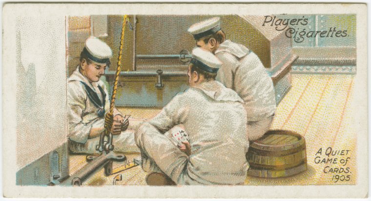 A quiet game of cards, 1905, Digital ID 1814241, New York Public Library
