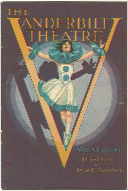 [Program (dated 11/3/1927) for A Connecticut Yankee at the Vanderbilt Theatre], Digital ID 1815038, New York Public Library