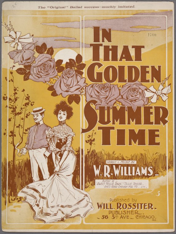 In that golden summer time / words and music by W. R. Williams.,Tell me can it be that from your memory. [first line],Don't you remember once upon a time. [first line of chorus], Digital ID 1957633, New York Public Library