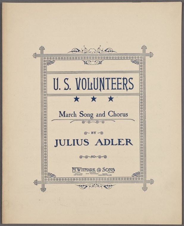 U.S. volunteers / words and music by Julius Adler.,Mingling at home with the dear old folks. [first line], Digital ID 2006198, New York Public Library