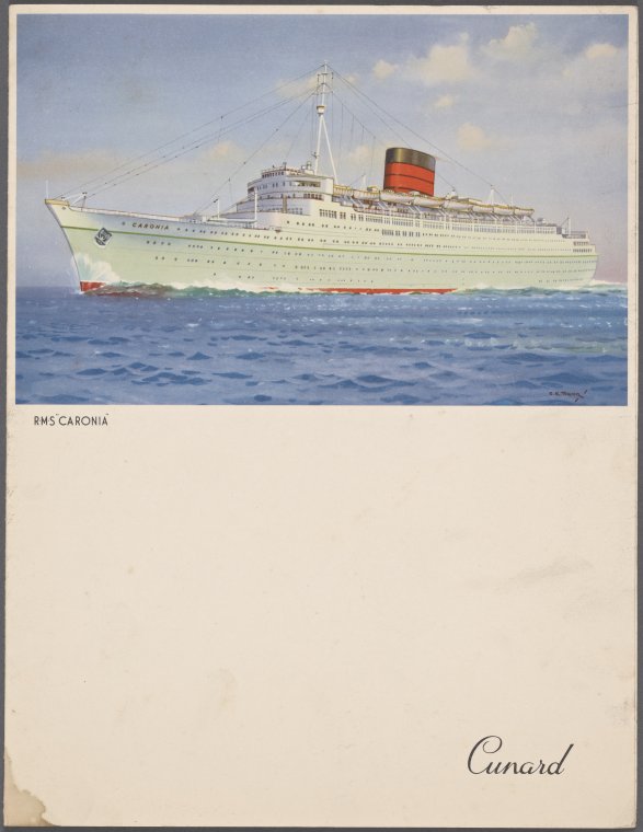 Undated at Cunard -- (English)., Digital ID 2057256, New York Public Library