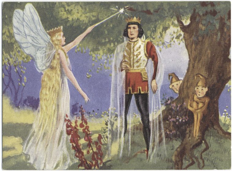 Invisible cloak (fairy story)., Digital ID 407521, New York Public Library