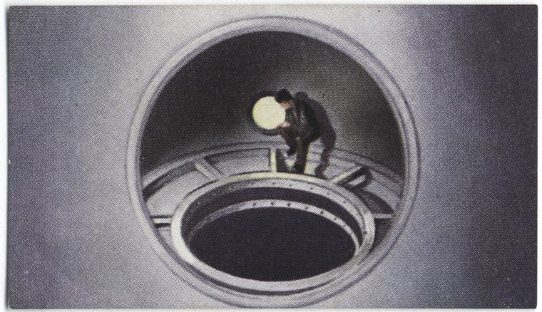 Looking into a gigantic van de Graaf sphere., Digital ID 407611, New York Public Library