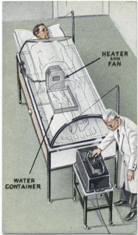 Air-conditioning for sweat box., Digital ID 409745, New York Public Library