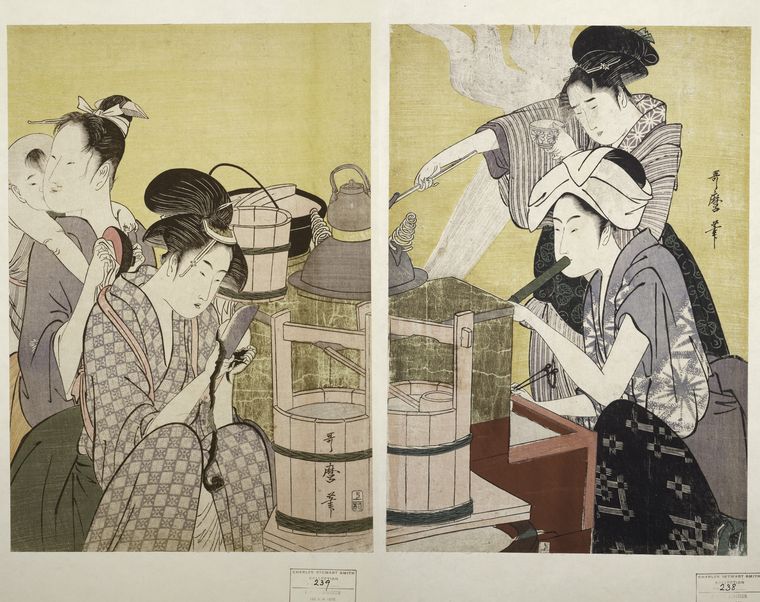 [Daidokoro] = [Kitchen scene], Digital ID 416425, New York Public Library