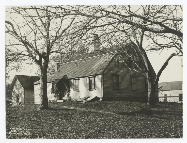 Harlow house, or Doten house, [Plymouth, Massachusetts]., Digital ID 418419, New York Public Library