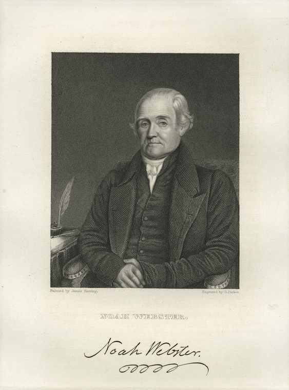 Noah Webster / G. Parker, Digital ID 424754, New York Public Library