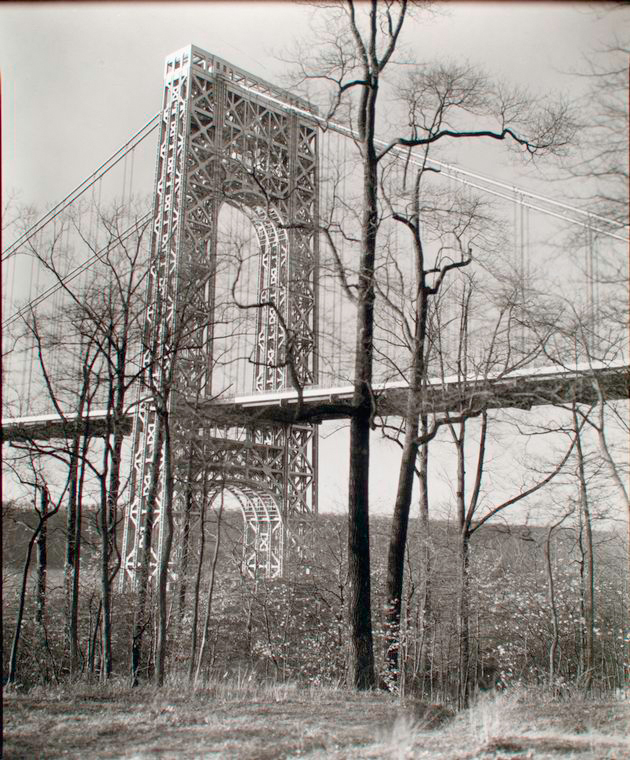 George Washington Bridge, Riverside Drive and 179th Street, Manhattan., Digital ID 482785, New York Public Library