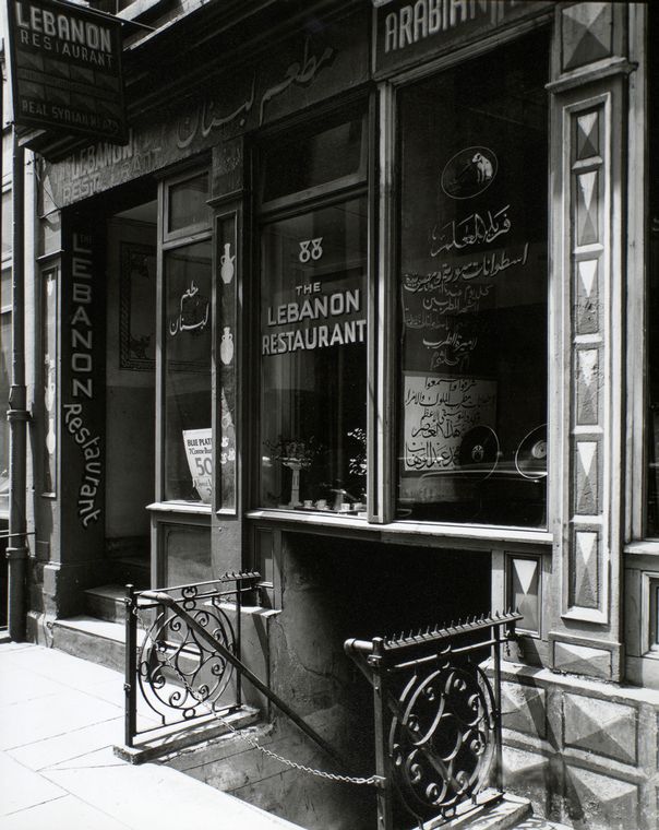 Lebanon Restaurant (Syrian), 88 Washington Street, Manhattan., Digital ID 482835, New York Public Library