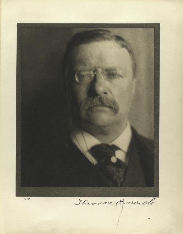 Theodore Roosevelt, The White House, April 1st, 1907., Digital ID 483415 , New York Public Library