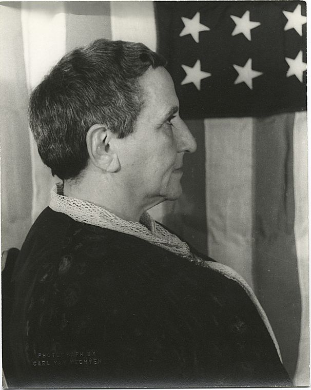 Gertrude Stein, New York, Jan. 4, 1935., Digital ID 483830, New York Public Library