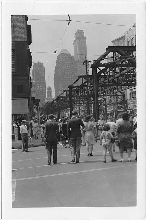Fulton Street at Smith Street and ,  to West, Brooklyn, Digital ID 485822, New York Public Library