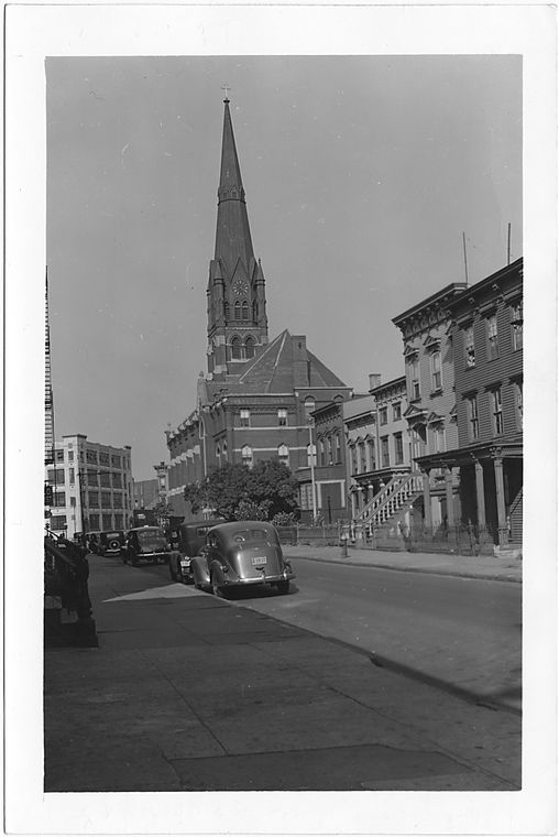 Jefferson Street at Bushwick Avenue and ,  to East, Brooklyn, Digital ID 485841, New York Public Library