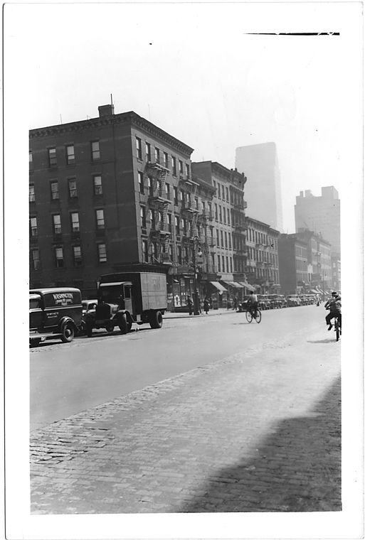 9th Avenue at 48th Street and , Northwest side to South, Manhattan, Digital ID 485990, New York Public Library