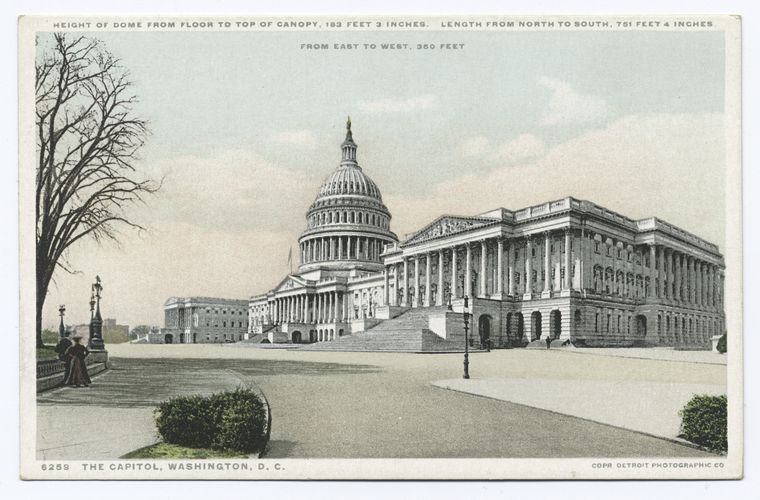 The Capitol, Washington D. C., Digital ID 62721, New York Public Library