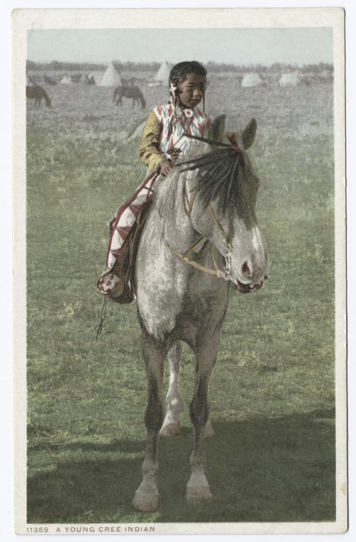 A Young Cree, Digital ID 69494, New York Public Library