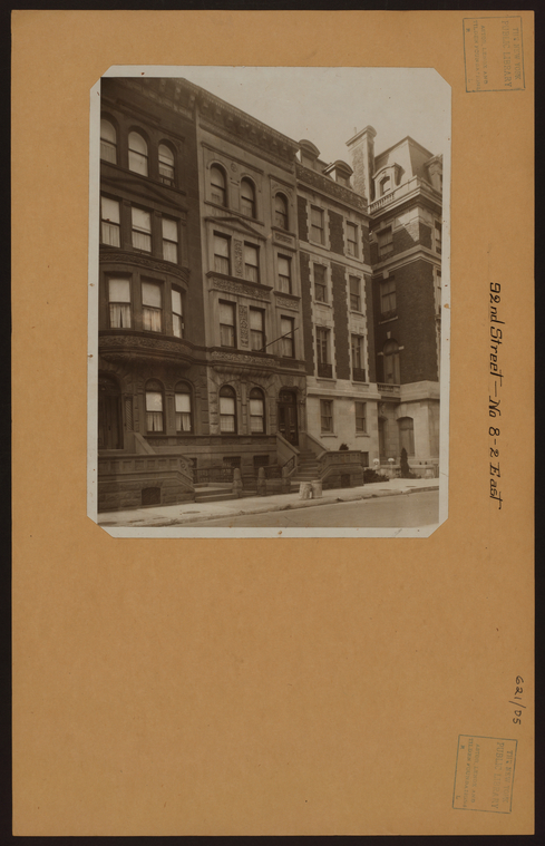  92nd Street - Columbus Avenue, Digital ID 714828F, New York Public Library