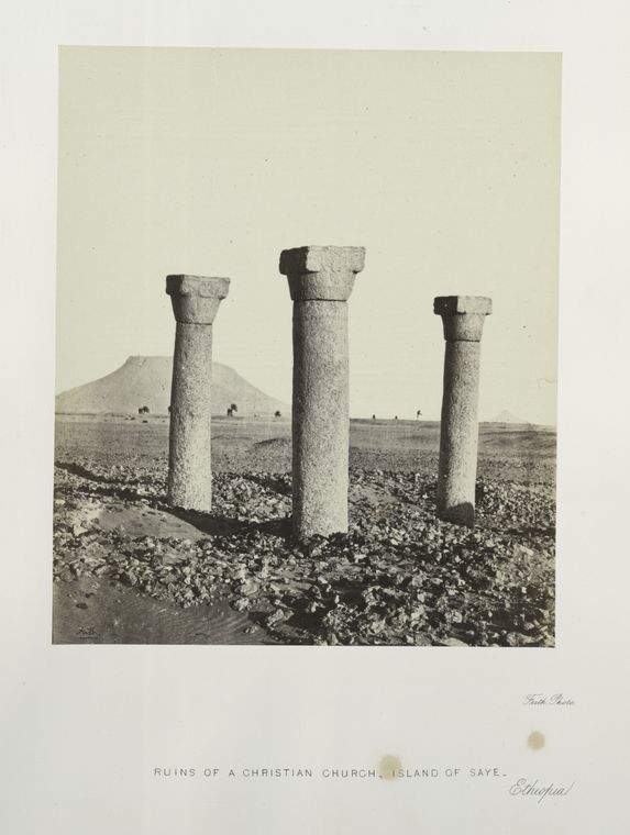 Ruins of a Christian church, Island of Saye, Ethiopia, Digital ID 76482, New York Public Library