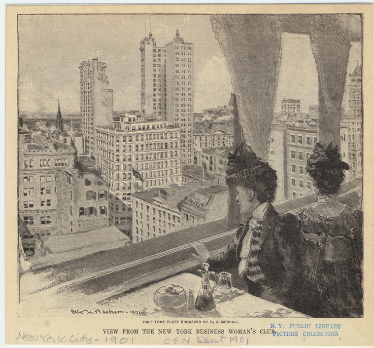 View From The New York Business Woman'S Club., Digital ID 800313, New York Public Library